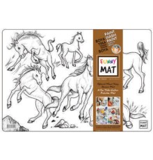 Funny Mat -  Atlar 33,5x48cm