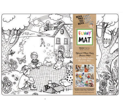 Funny Mat - İlkbahar 33,5 X 48 Cm Funny Mat - İlkbahar 33,5 X 48 Cm