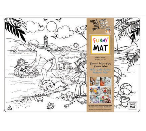 Funny Mat - Yaz 33,5 X 48 Cm Funny Mat - Yaz 33,5 X 48 Cm