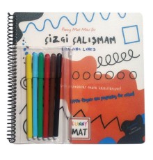 Çizgi Çalışmam - Funny Mat Mini Set (Aktivite Seti)