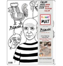 Funny Mat - Pablo Pıcasso 30 X 40 Cm