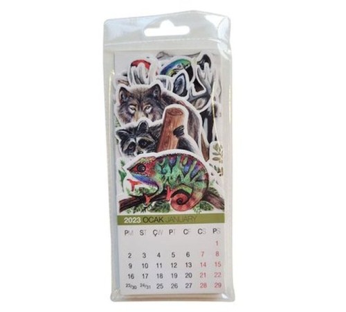 Akademi Çocuk 73x16 cm World Of Animals 2022-2023 Takvim