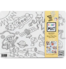 Funny Mat - Uzay Ve Dinozorlar 25 X 35 Cm