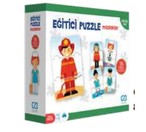Eğitici Puzzle - Meslekler