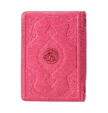 Çanta Boy Kur'an-ı Kerim (Pembe Renk, Kılıflı, Mühürlü)