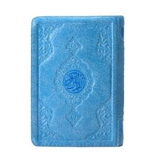 Çanta Boy Kur'an-ı Kerim (Mavi Renk, Kılıflı, Mühürlü)