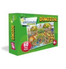 60 Parça Puzzle Dinozor
