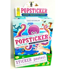 Popsticker-Sticker Yapıştırma Posteri-Stand