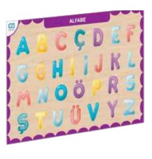 Ahşap Alfabe Eğitici Set