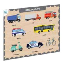 Ahşap Kara Taşıtları Eğitici Set