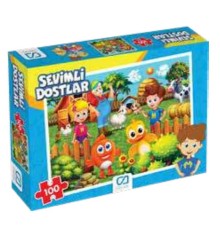 Sevimli Dostlar Puzzle 100