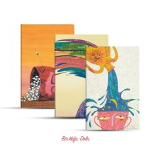 Üçlü Çizgisiz Defter Seti: Bir Kafa: Dolu