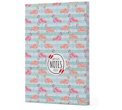 Flamingo 1 - Yan Baskılı Çizgili Defter