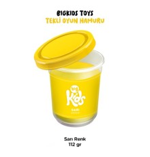 Bigkids Toys / Sarı - 12'li Oyun Hamuru (112 Gr)