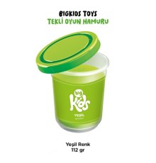 Bigkids Toys / Yeşil - 12'li Oyun Hamuru (112 Gr)