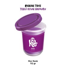 Bigkids Toys / Mor - 12'li Oyun Hamuru (112 Gr)