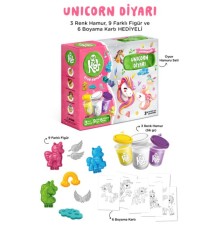 Unicorn Diyarı Oyun Hamuru Seti (18 Parça - 362 Gr)