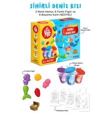 Sihirli Deniz Kızı Oyun Hamuru Seti (15 Parça - 344 Gr)