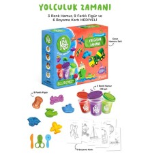 Yolculuk Zamanı Oyun Hamuru Seti (18 Parça - 352 Gr)