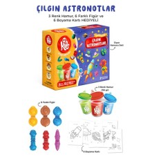 Çılgın Astronotlar Oyun Hamuru Seti (15 Parça - 340 Gr)