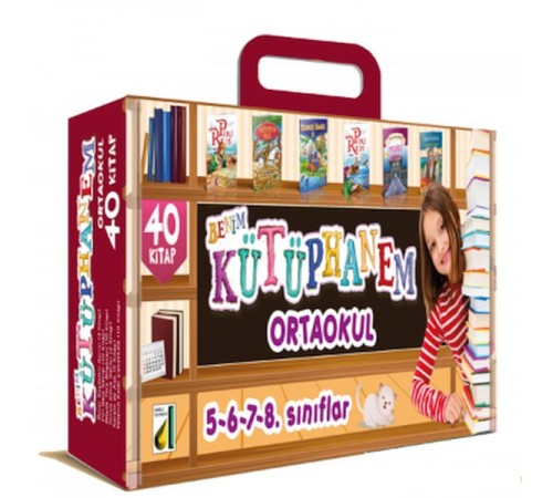 Benim Kütüphanem Ortaokul - 5.6.7.8. Sınıflar (40 Kitap)
