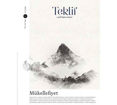 Teklif 2 Aylık Düşünce Dergisi
