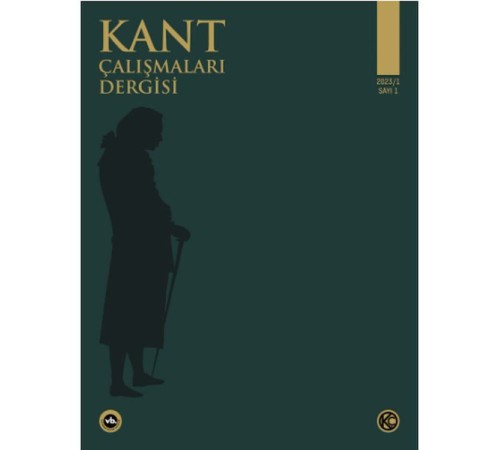 Kant Çalışmaları Dergisi Sayı 1