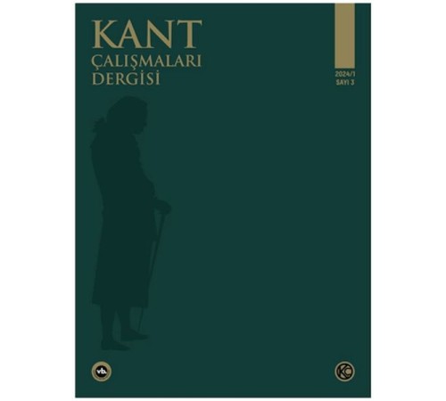 Kant Çalışmaları Dergisi Sayı: 3 - 2024
