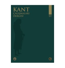 Kant Çalışmaları Dergisi Sayı 4