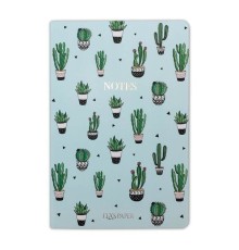 Kaktüs Mavi Notebook - Defter