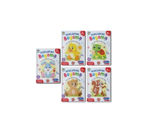 Rengarenk Boyama 10 set+1 set (55 Kitap)