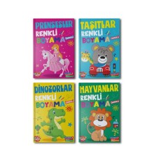 Renkli Boyama 10 set+1 Set (44 Kitap)
