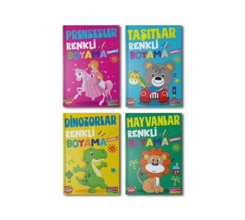 Renkli Boyama 10 set+1 Set (44 Kitap)