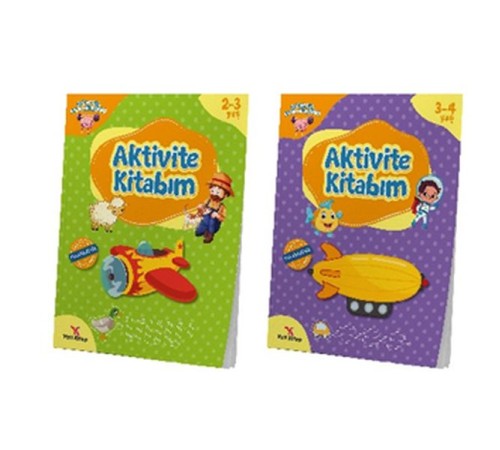 2-4 Yaş Aktivite Kitabım Evde Etkinlik Seti