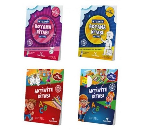 Okul Öncesi Aktivite Seti 4-6 Yaş (4 Kitap)