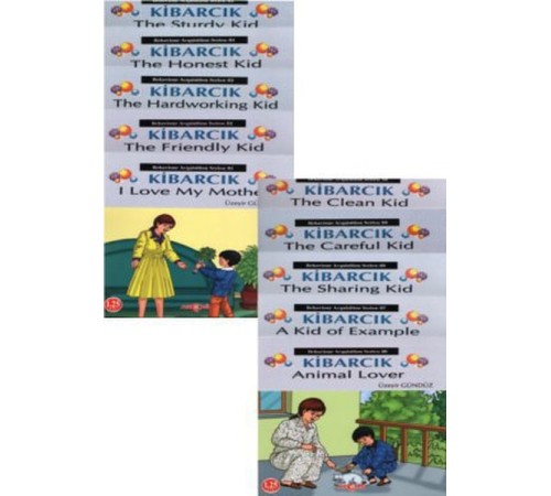 Kibarcık Davranış Kazandırma Dizisi (10 Kitap) - İngilizce
