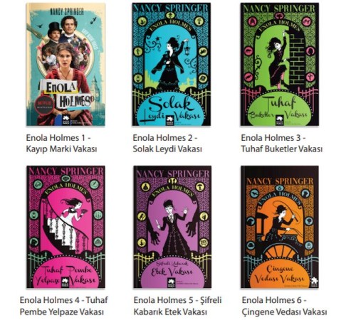 Enola Holmes 6 Kitap Set