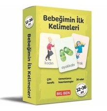 Bebeğimin İlk Kelimeleri Kartları 12 - 36 Ay