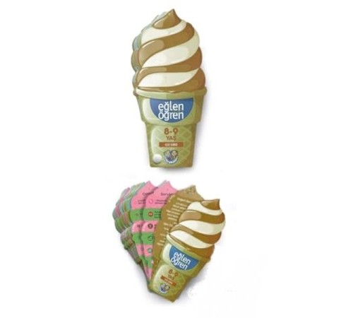 Eğlen Öğren Ice Cream - 420 Soru (8-9 Yaş) Eğlen Öğren Ice Cream - 420 Soru (8-9 Yaş)