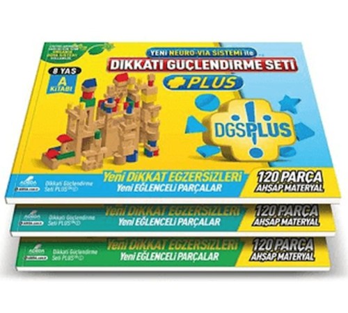 Dikkati Güçlendirme Seti Plus 8 Yaş Kitap