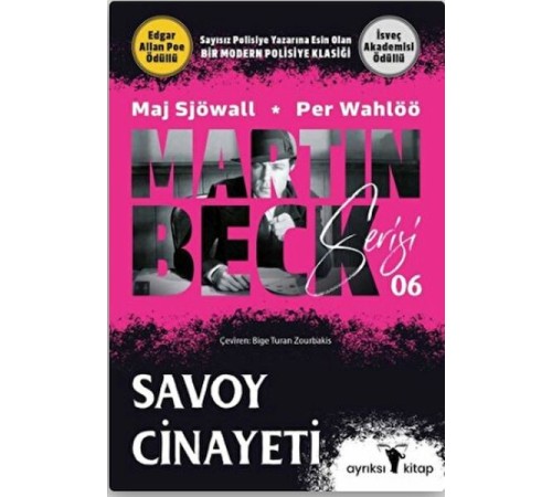 Savoy Cinayeti - Martin Beck Serisi 6 Savoy Cinayeti - Martin Beck Serisi 6