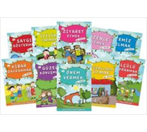 Masallarla Görgü Kuralları - Set ( 10 Kitap )