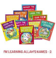 Allahın İsimlerini Öğreniyorum - 2 (10 Kitap Set)