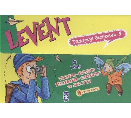 Levent Türkiye'yi Geziyorum - 3 (5 Kitap Takım)