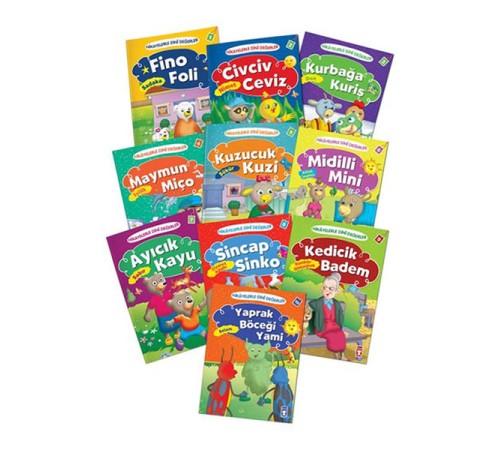 Hikayelerle Dini Değerler Set (10 Kitap Takım)