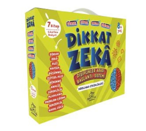 Dikkat - Zeka 2. Sınıf Seti - 8 Yaş (7 Kitap)