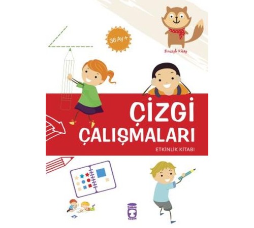 Çizgi Çalışmaları Etkinlik Kitabı (36 Ay)