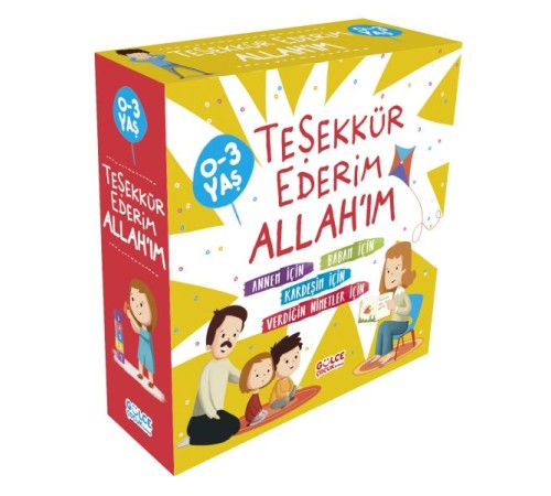 Teşekkür Ederim Allah'ım (4 Kitap Takım)
