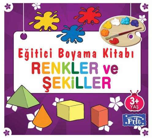 Eğitici Boyama Kitabı - Renkler ve Şekiller