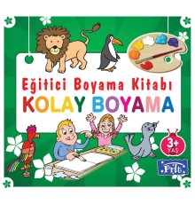 Eğitici Boyama Kitabı - Kolay Boyama